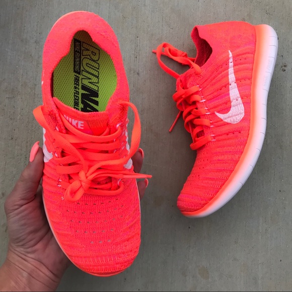 NEW 💥 NIKE FLYKNIT FREE RN SZ 8 WOMEN - Picture 5 of 8